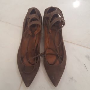 Frye Sienna Ghillie Ballet Flats